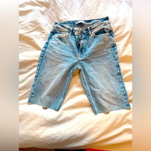 Light Blue Denim Shorts